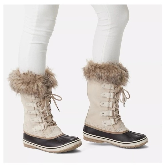 Sorel Joan of Arctic Waterproof Boots Fawn/Omega Taupe 1 - Picture 4 of 16